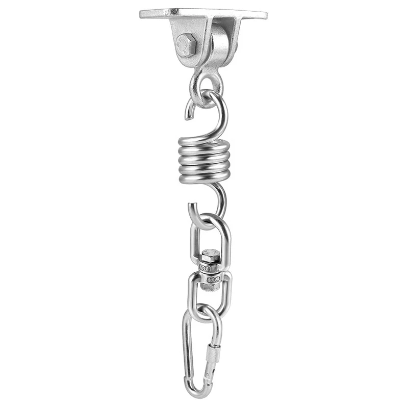 Heavy Duty Stainless Steel Hammock Hanging Kit with Spring + Hooks for Punching Bag Hammock Swing Chair Indoor Outdoor
Heavy Duty Stainless Steel Hammock Hanging Kit with Spring + Hooks for Punching Bag Hammock Swing Chair Indoor Outdoor