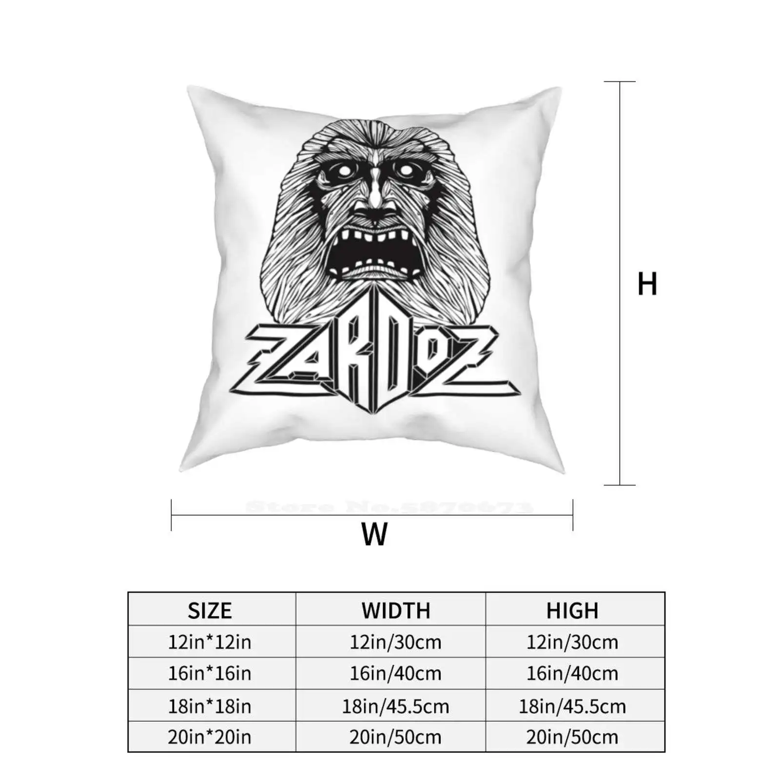 Наволочка для дивана Zardoz Head светильник лых рубашек) модная наволочка научная