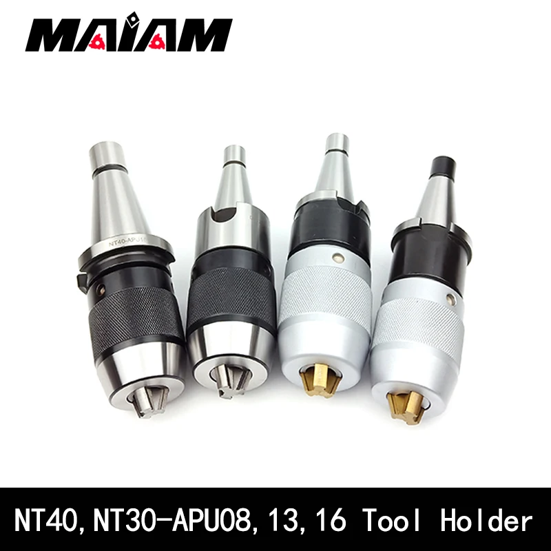100% new NT30 NT40 APU08 APU13 APU16 tool holder nt apu series 0.05 precision CNC integrated self-tightening lathe tools holder
100% new NT30 NT40 APU08 APU13 APU16 tool holder nt apu series 0.05 precision CNC integrated self-tightening lathe tools holder