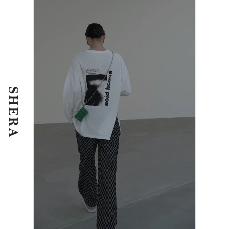 Original women's 2021 early autumn European and American style irregular slit design T-shirt loose top women
Original women's 2021 early autumn European and American style irregular slit design T-shirt loose top women