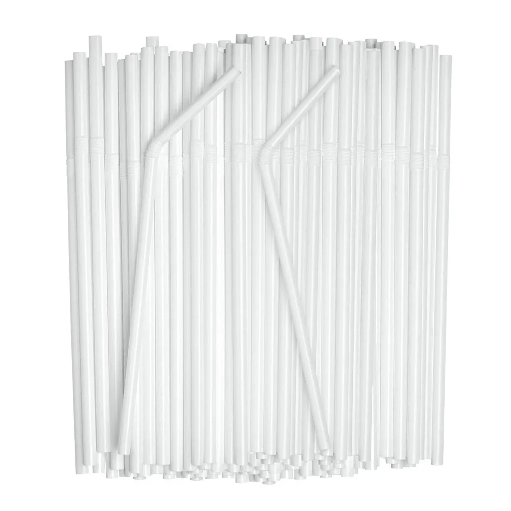 100/200/300PCS Drinking Straws White Plastic Flexible Straw Wedding Party Supplies Individually Packaged Kitchen Dining Room 5FM
100/200/300PCS Drinking Straws White Plastic Flexible Straw Wedding Party Supplies Individually Packaged Kitchen Dining Room 5FM