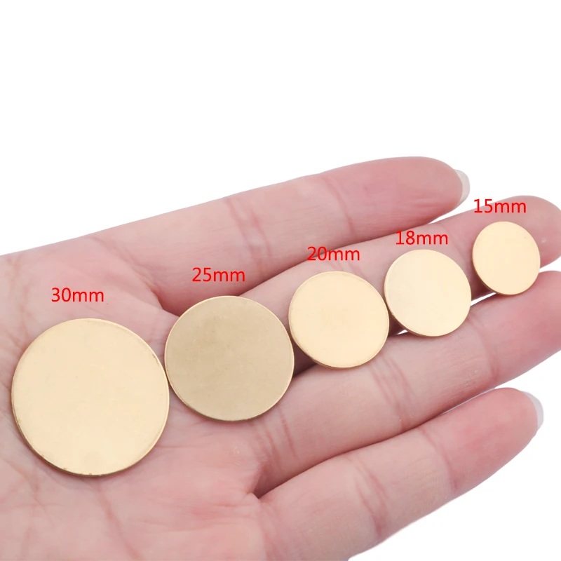 20pcs Raw Brass Round Stamping Blank Tag Disc Charms Plate Jewelry Findings For Pendant Necklace Making Accessories Wholesale
20pcs Raw Brass Round Stamping Blank Tag Disc Charms Plate Jewelry Findings For Pendant Necklace Making Accessories Wholesale