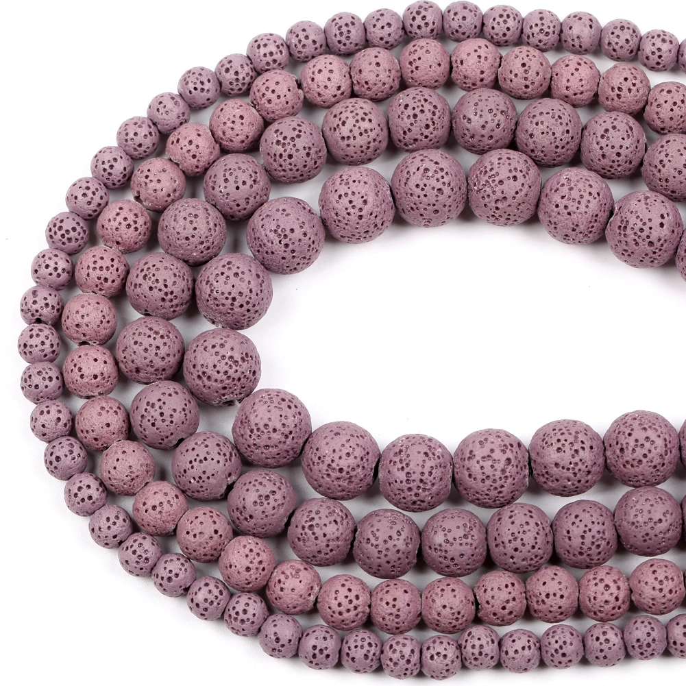 Natural Purple Volcanic Rock Lava Stone Beads Round Loose Beads For Jewelry Making Diy Necklace Bracelet Accessory 6 8 10 12mm
Natural Purple Volcanic Rock Lava Stone Beads Round Loose Beads For Jewelry Making Diy Necklace Bracelet Accessory 6 8 10 12mm