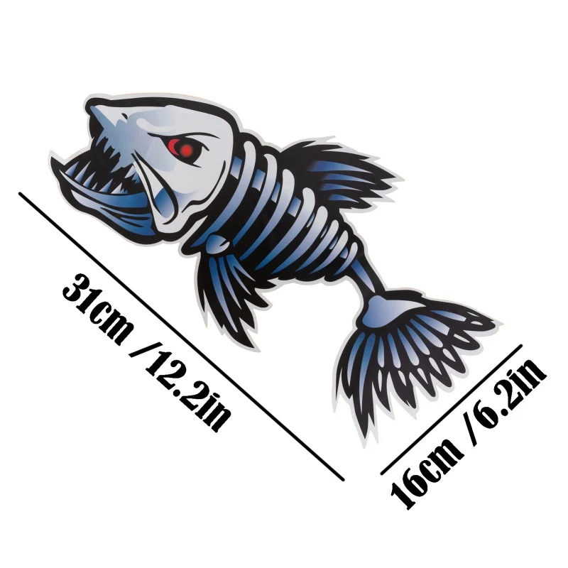 Scary Fish Skeleton PVC Fishing Car Stickers Auto Decals 3D Car Decal Fishing Car Stickers
Scary Fish Skeleton PVC Fishing Car Stickers Auto Decals 3D Car Decal Fishing Car Stickers