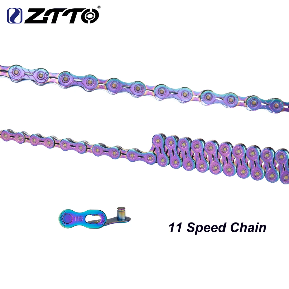 ZTTO MTB Bike 11 Speed groupset 11s 11-52T 11S 46T 50T cassette rainbow ultralight k7 11v 52T HG shifter derailleur chain | Спорт и