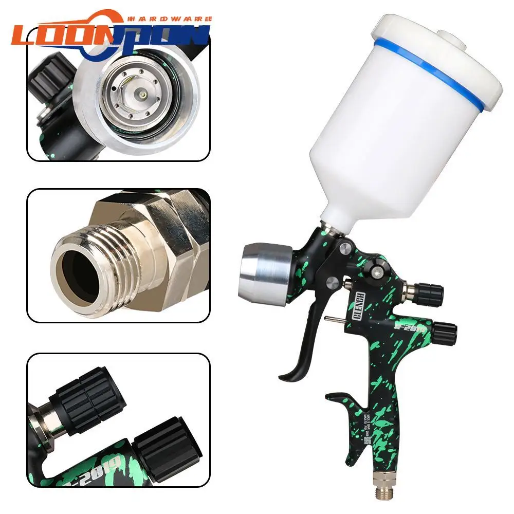 1.3mm / 1.9mm Spray Nozzle Professional Mini Spray Gun, Used For Car Maintenance Sheet Metal Furniture Plastic Construction
1.3mm / 1.9mm Spray Nozzle Professional Mini Spray Gun, Used For Car Maintenance Sheet Metal Furniture Plastic Construction