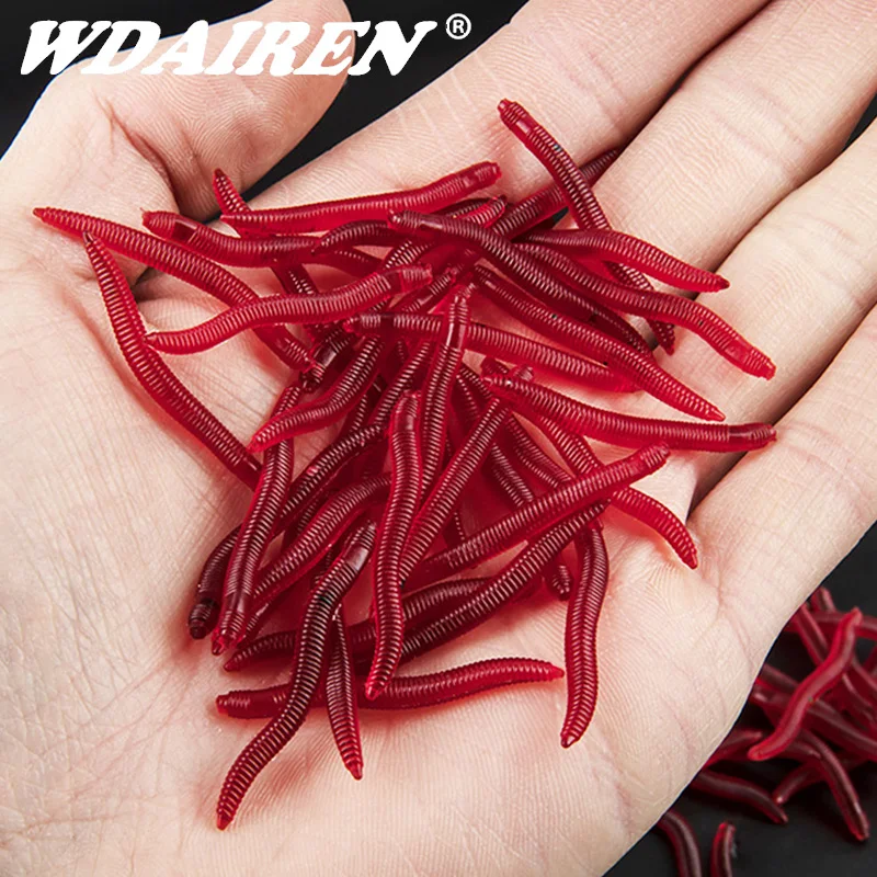 50 or 100pcs/Lot Red Worm Fishing Lures Silicone Mini Shrimp Fishy Smell Jerkbait Fish Ocean Rock Bass Soft Souple Bass Leurre
50 or 100pcs/Lot Red Worm Fishing Lures Silicone Mini Shrimp Fishy Smell Jerkbait Fish Ocean Rock Bass Soft Souple Bass Leurre