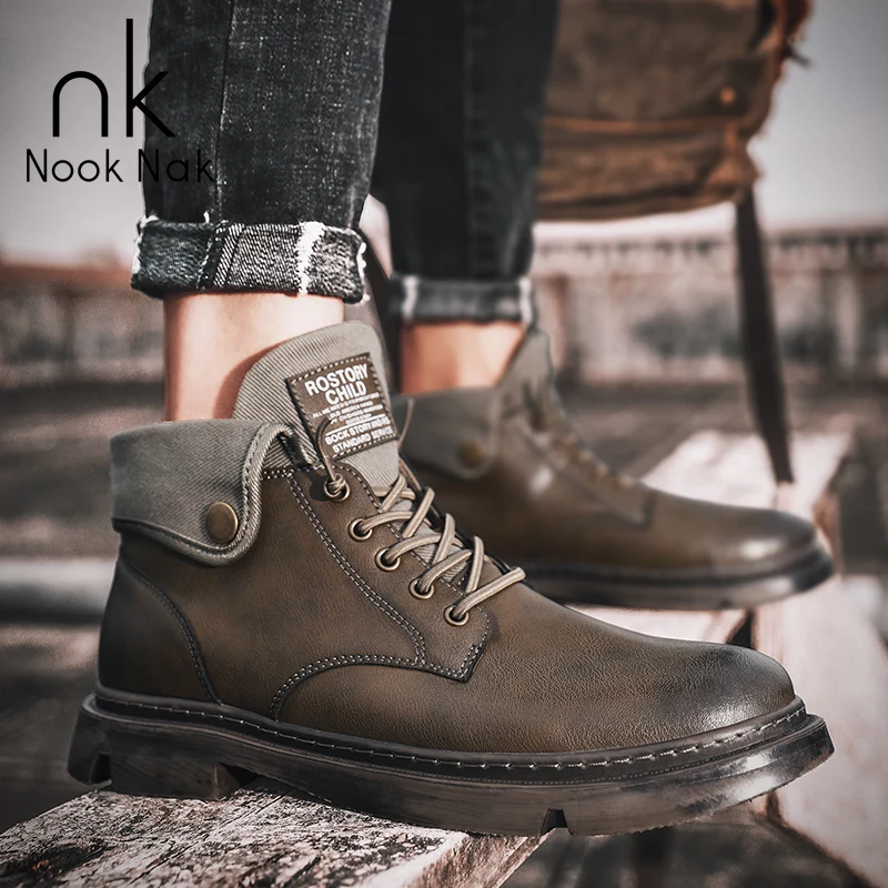 Mid top Martin leisure boots, winter platform boots, breathable boots, size 39-44. Keep warm