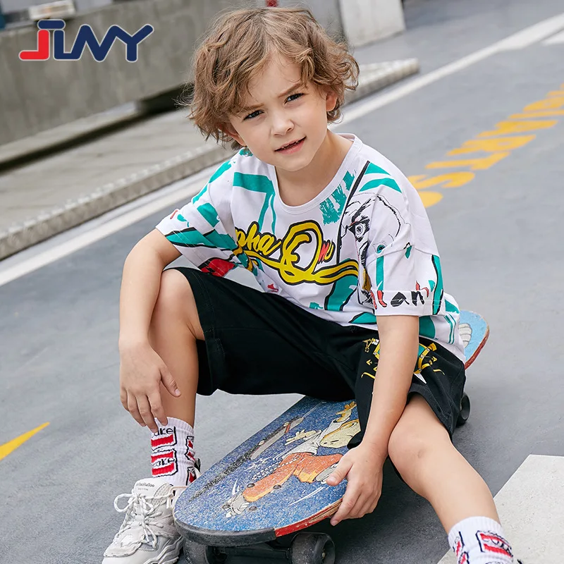 JLNY Fashion Kids' Wear Kids2021 Summer New Loose and Fat Boys' Short Sleeve T-shirt
JLNY Fashion Kids' Wear Kids2021 Summer New Loose and Fat Boys' Short Sleeve T-shirt