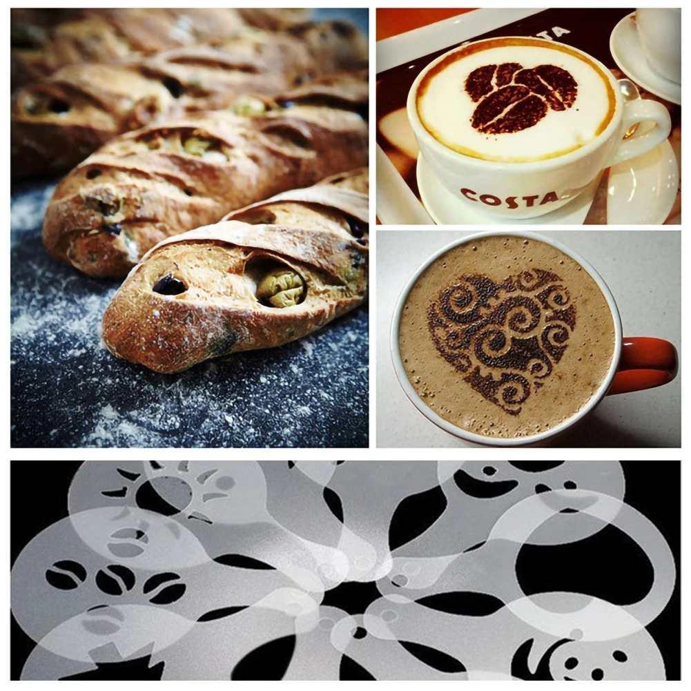 1pc Stainless Steel Coffee Duster Cocoa Powder Coffee Sieve + 16Pcs Coffee Template Spread Flower Mat Spray Art Coffee Tool
1pc Stainless Steel Coffee Duster Cocoa Powder Coffee Sieve + 16Pcs Coffee Template Spread Flower Mat Spray Art Coffee Tool