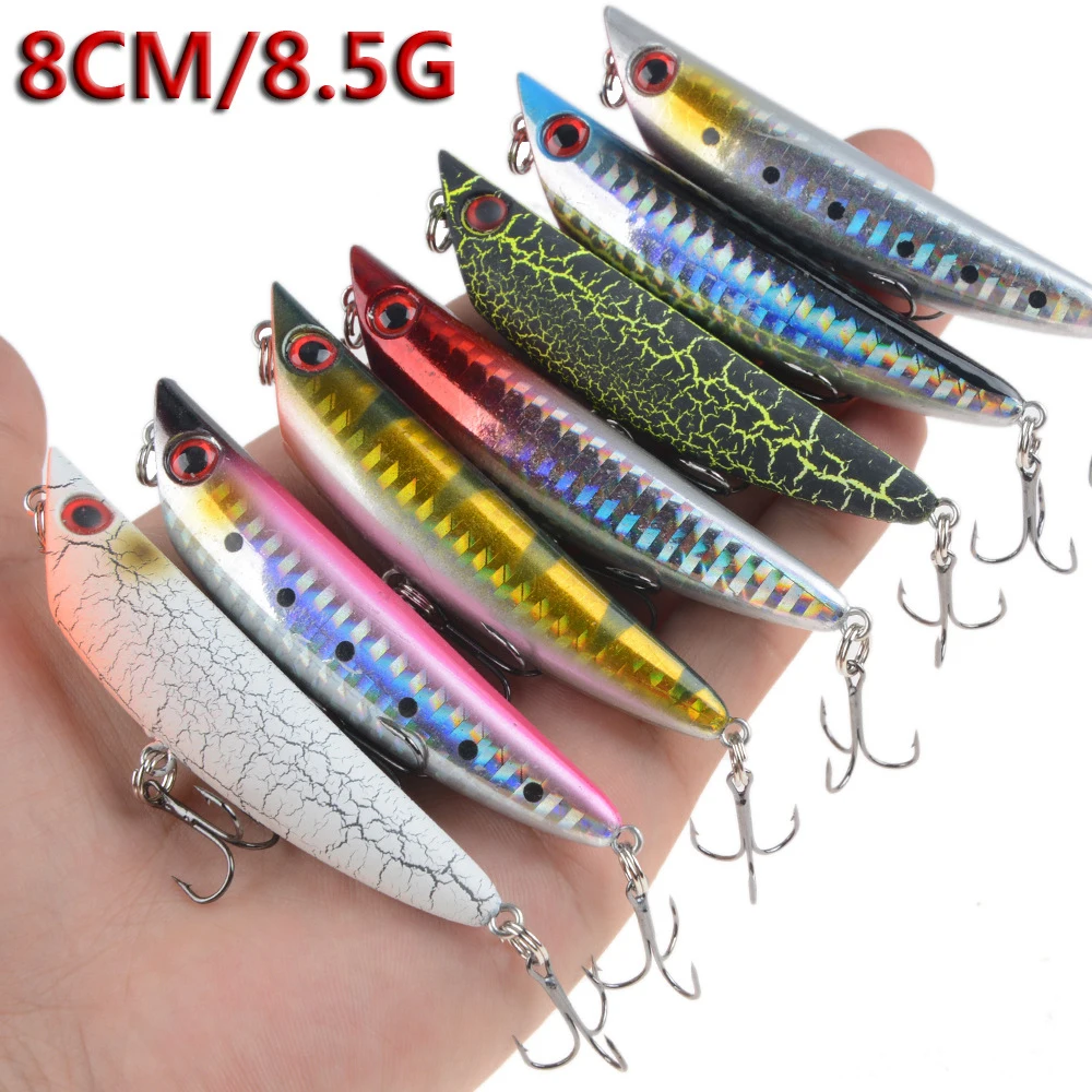 1pcs Pencil Lure Fishing Bait 80mm 8.5g Artificial Hard Lures Minnow Baits Floating Topwater Surface Fishing Tackle
1pcs Pencil Lure Fishing Bait 80mm 8.5g Artificial Hard Lures Minnow Baits Floating Topwater Surface Fishing Tackle