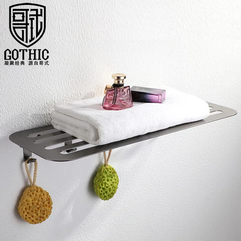 Towel Holder Stainless Steel Bathroom Accessories Hook Storage Shower Rack Matte Black Wall-Mounted Aluminum Organizer Hanger 
Towel Holder Stainless Steel Bathroom Accessories Hook Storage Shower Rack Matte Black Wall-Mounted Aluminum Organizer Hanger