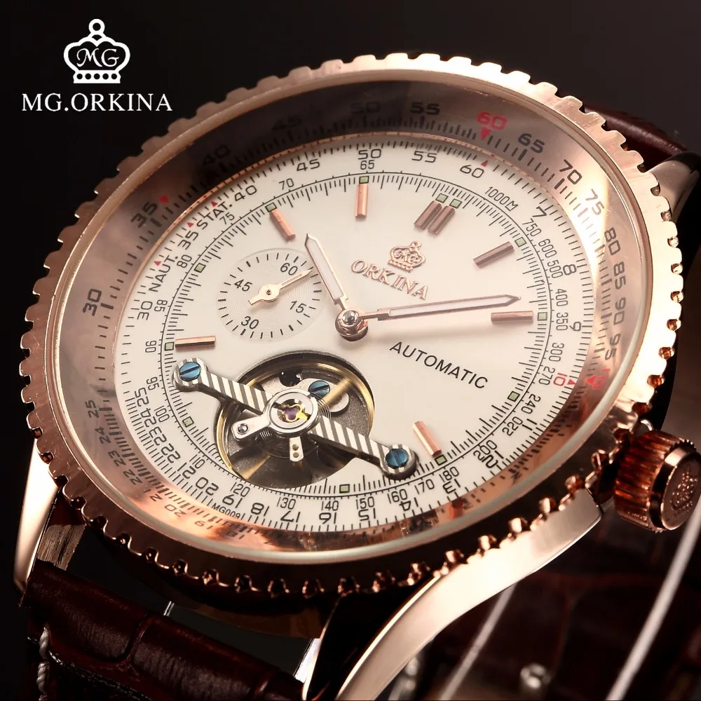 Luxury Orkina Men Watch Rose Gold Tourbillon Watch Automatic Mechanical Watches Men Men Mechanical Watches Leather Wrist Watches
Luxury Orkina Men Watch Rose Gold Tourbillon Watch Automatic Mechanical Watches Men Men Mechanical Watches Leather Wrist Watches