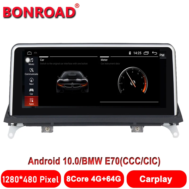 Bonroad Multimedia Player Car Android Touch Screen for BMW X5 E70 X6 E71 Stereo Receiver Radio 4+64G
Bonroad Multimedia Player Car Android Touch Screen for BMW X5 E70 X6 E71 Stereo Receiver Radio 4+64G