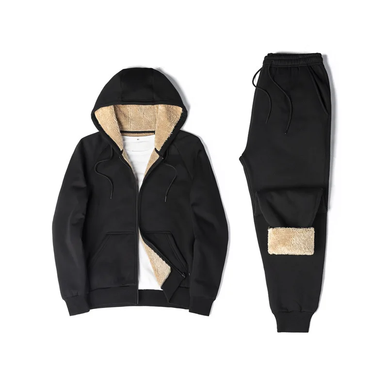 STLLTS Autumn And Winter Fashion Men Sweatshirt Sporting Sets Winter Jacket + Pants Lamb Wool Casual Men's Sportswear Male Coat
STLLTS Autumn And Winter Fashion Men Sweatshirt Sporting Sets Winter Jacket + Pants Lamb Wool Casual Men's Sportswear Male Coat