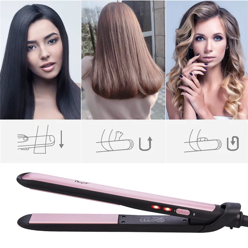 Far Infrared Electric Hair Straightener Ceramic Hair Straightening Iron Hair Curler Dual Use Professional Hairdressing Tool 31
Far Infrared Electric Hair Straightener Ceramic Hair Straightening Iron Hair Curler Dual Use Professional Hairdressing Tool 31