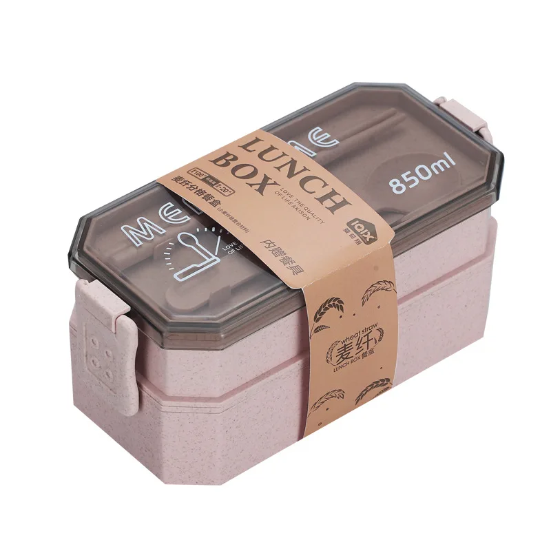 New 850ML 2 Layers Bento Box Eco-Friendly Lunch Box Food Container Wheat Straw Material Microwavable Dinnerware Lunchbox
New 850ML 2 Layers Bento Box Eco-Friendly Lunch Box Food Container Wheat Straw Material Microwavable Dinnerware Lunchbox