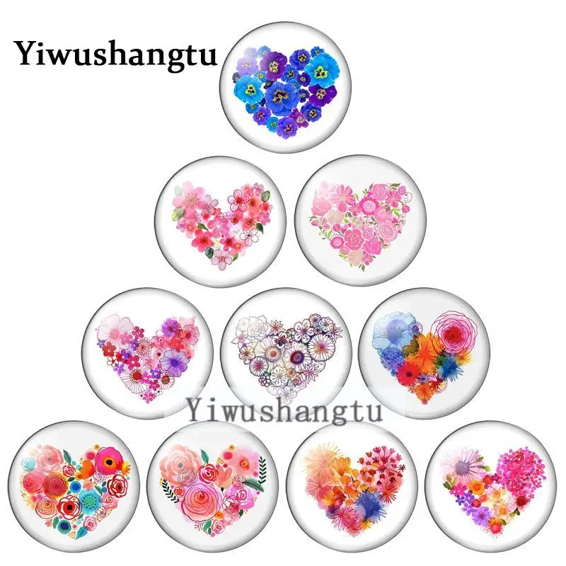 New flower love heart colourful pattern 12mm/20mm/25mm/30mm Round photo glass cabochon demo flat back Making findings
New flower love heart colourful pattern 12mm/20mm/25mm/30mm Round photo glass cabochon demo flat back Making findings