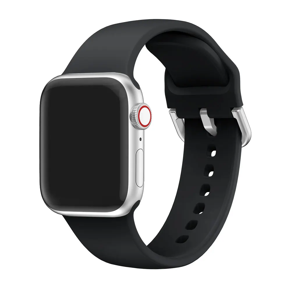 Ремешок силиконовый спортивный для Apple Watch 6 5 4 3 2 1 42 мм 38 резиновый браслет Iwatch 40 44 |