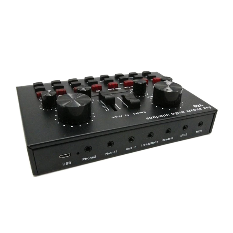 CUVAVE V8S Multifunctional Bluetooth Sound Card Live Sound Card Dual DSP Noise Reduction Computer Tablet Sound Card
CUVAVE V8S Multifunctional Bluetooth Sound Card Live Sound Card Dual DSP Noise Reduction Computer Tablet Sound Card