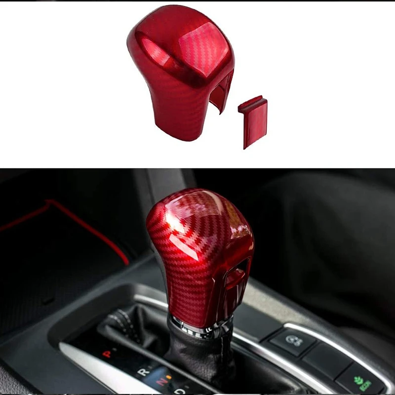 Gear Shifting Knob Cover ABS Red Carbon Fiber Change Lever Trim for Honda Civic Sedan 2020 2019 2018 2017 2016
Gear Shifting Knob Cover ABS Red Carbon Fiber Change Lever Trim for Honda Civic Sedan 2020 2019 2018 2017 2016