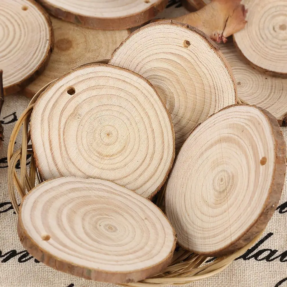 5-6cm Thick 1 Pack Natural Pine Round Unfinished Wood Slices Circles With Tree Bark Log Discs DIY Crafts Wedding Party Painting
5-6cm Thick 1 Pack Natural Pine Round Unfinished Wood Slices Circles With Tree Bark Log Discs DIY Crafts Wedding Party Painting