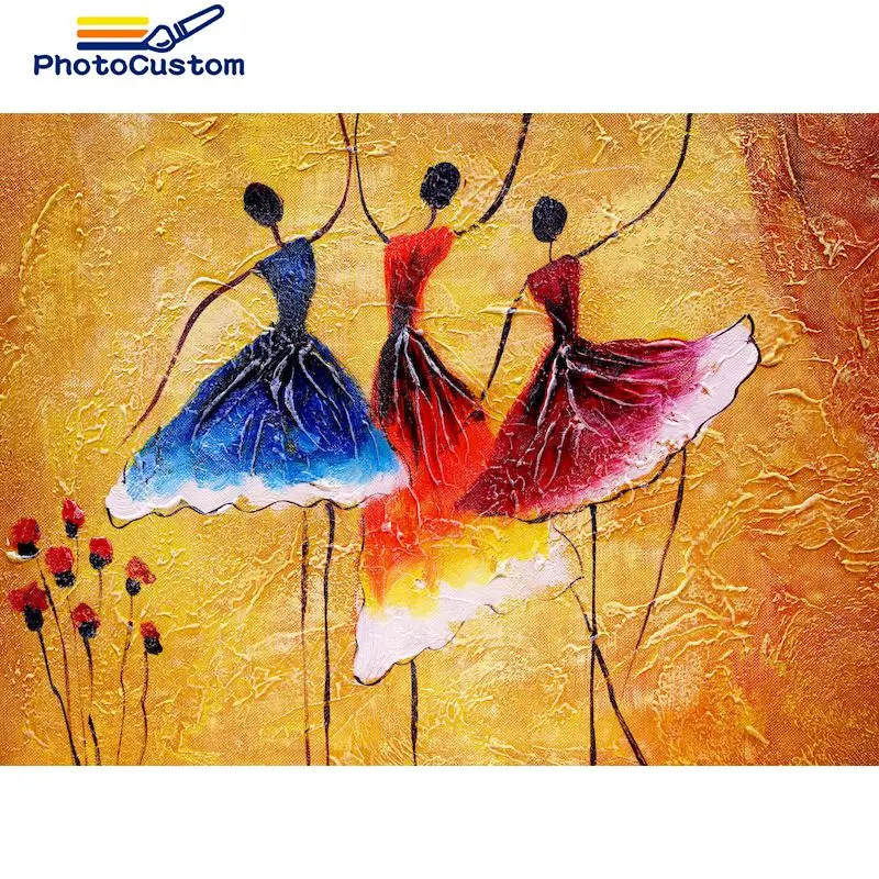 PhotoCustom Full Square Diamond Painting Dancer girl 5D Diamond Embroidery Mosaic Kits Art Home Decoration
PhotoCustom Full Square Diamond Painting Dancer girl 5D Diamond Embroidery Mosaic Kits Art Home Decoration