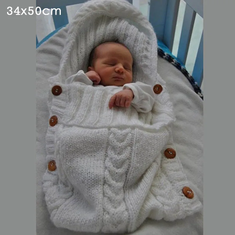 Baby Sleeping Bags Solid Button Knitting Wool Stroller Sleepsack Swaddle Wrap Blanket Winter Keep Warm Infant Anti Kick Quilt
Baby Sleeping Bags Solid Button Knitting Wool Stroller Sleepsack Swaddle Wrap Blanket Winter Keep Warm Infant Anti Kick Quilt