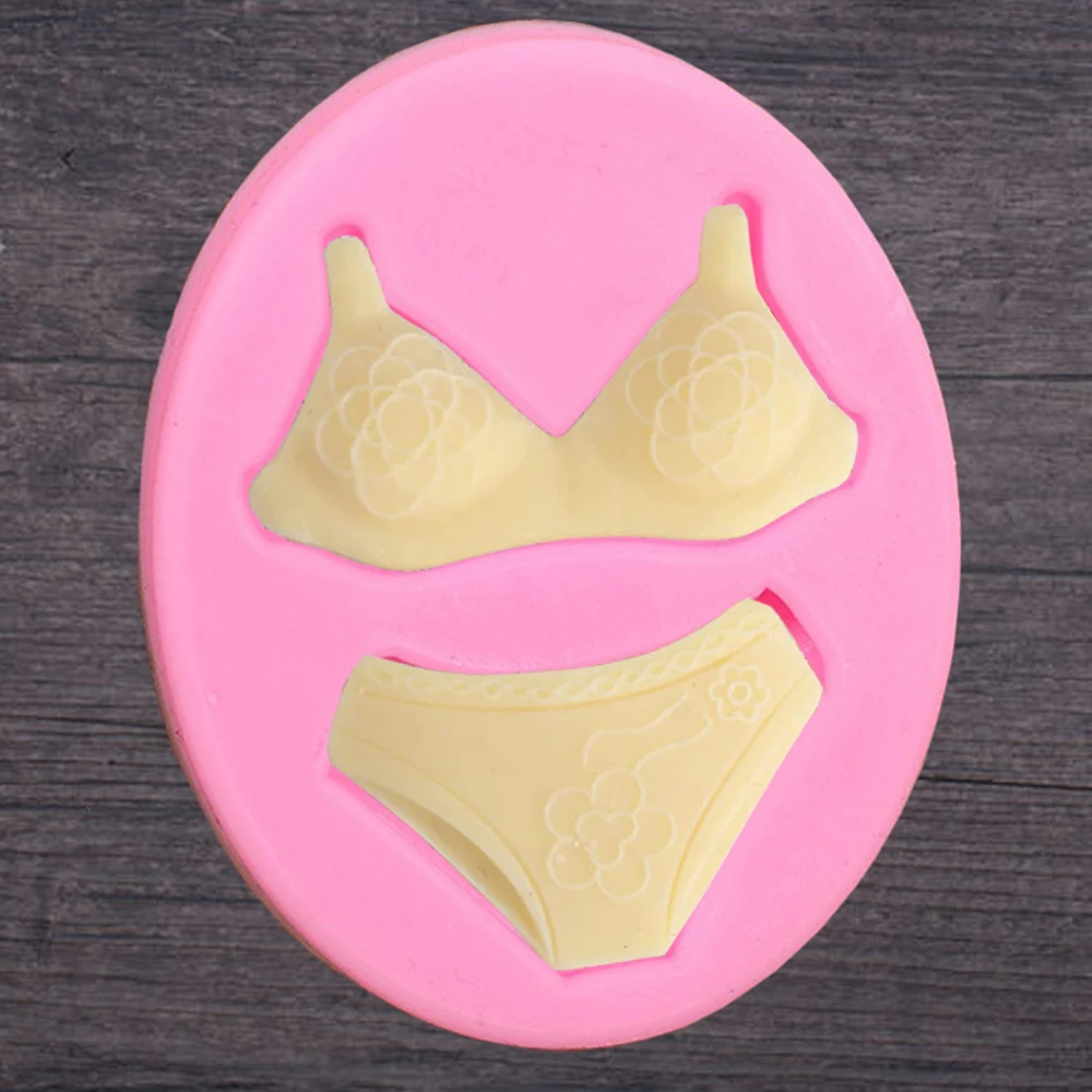 Sexy Sexy Bikini Lace Bra Panties Fondant Lace Cake Decoration Silicone Mold DIY Dessert Chocolate Baking Tool P185
Sexy Sexy Bikini Lace Bra Panties Fondant Lace Cake Decoration Silicone Mold DIY Dessert Chocolate Baking Tool P185