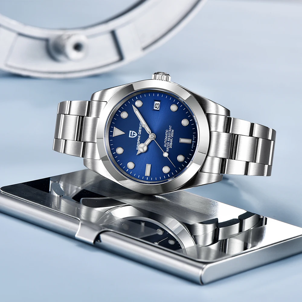 Diver Water Ghost Luxury Sapphire Glass Men Automatic Mechanical Watches Ceramic Bezel 20Bar Luminous Date Window
Diver Water Ghost Luxury Sapphire Glass Men Automatic Mechanical Watches Ceramic Bezel 20Bar Luminous Date Window