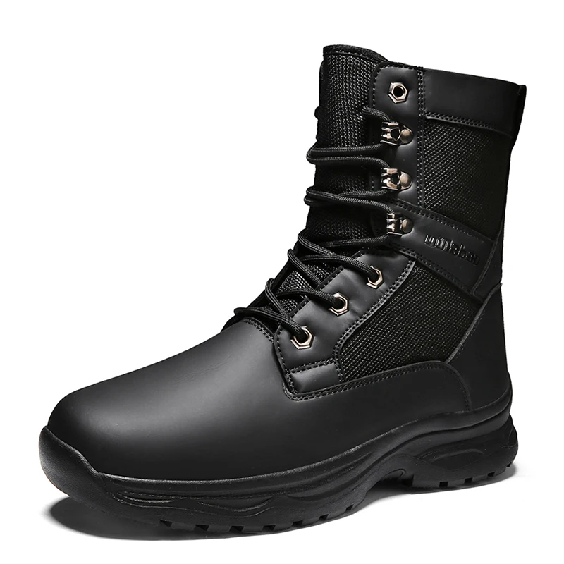Men's Boots Winter Shoes Solid black Color Lace-up Men's Snow Boots Waterproof Non-slip Thick Fur Winter Boots Outdoor Sneakers
Men's Boots Winter Shoes Solid black Color Lace-up Men's Snow Boots Waterproof Non-slip Thick Fur Winter Boots Outdoor Sneakers