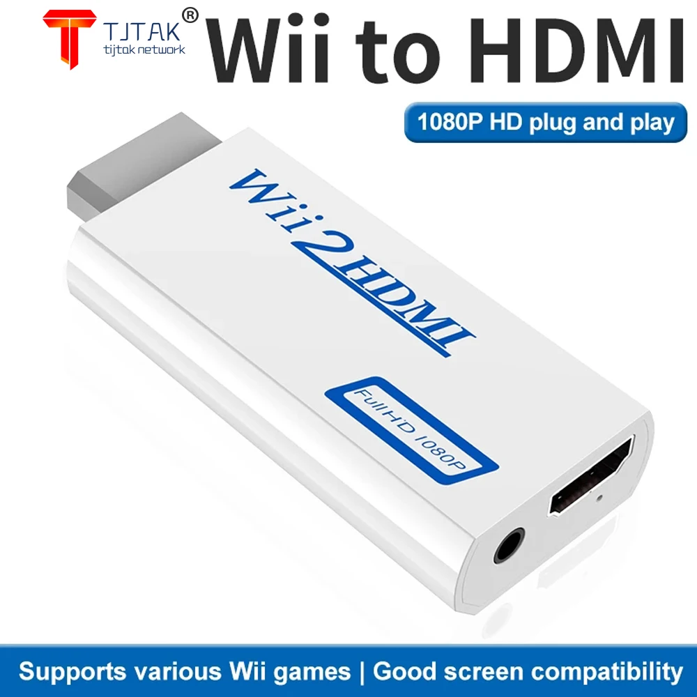 WII to HDMI Converter Full HD 1080P WII to HDMI Wii 2 HDMI Converter 3.5mm Audio for PC HDTV Monitor Display Wii To HDMI Adapter
WII to HDMI Converter Full HD 1080P WII to HDMI Wii 2 HDMI Converter 3.5mm Audio for PC HDTV Monitor Display Wii To HDMI Adapter