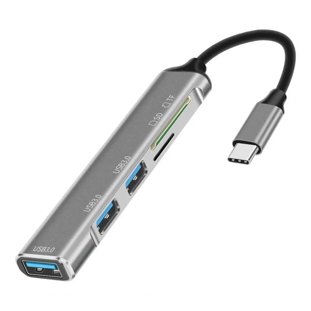 5-in-1 Type-C Cable Hub With SD/TF Slot Data Transmission USB3.0 USB Docking Station for Laptop
5-in-1 Type-C Cable Hub With SD/TF Slot Data Transmission USB3.0 USB Docking Station for Laptop