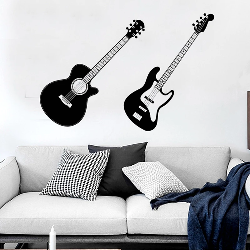 Guitar Modern fashion Decoration Wall Sticker PVC Musician Music Living Room Backdrop Mural Waterproof Wallpaper Home DecorLW326
Guitar Modern fashion Decoration Wall Sticker PVC Musician Music Living Room Backdrop Mural Waterproof Wallpaper Home DecorLW326