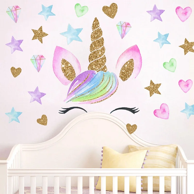 Glow In The Dark Stars Wall Stickers For Kids Baby Bedroom Home Decor Luminous Stars Unicorn Wall Stickers
Glow In The Dark Stars Wall Stickers For Kids Baby Bedroom Home Decor Luminous Stars Unicorn Wall Stickers