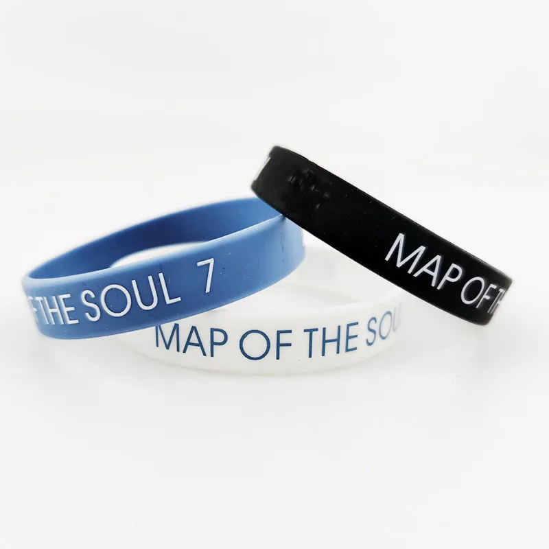 1Pc New Kpop Bangtan Boys Wristbands Map Soul 7 Silica Gel Same Wristband White Black Blue Colors Fans Gifts Concert Wristband
1Pc New Kpop Bangtan Boys Wristbands Map Soul 7 Silica Gel Same Wristband White Black Blue Colors Fans Gifts Concert Wristband
