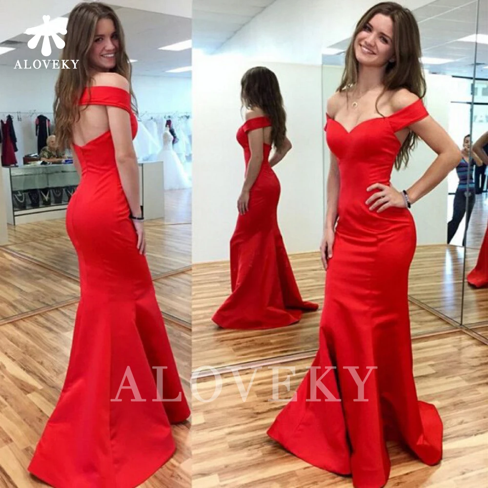 Red Satin Party Dresses Women Evening Dress 2021 Off the Shoulder Mermaid Sweetheart Special Occasion Dresses Night Women's Long
Red Satin Party Dresses Women Evening Dress 2021 Off the Shoulder Mermaid Sweetheart Special Occasion Dresses Night Women's Long