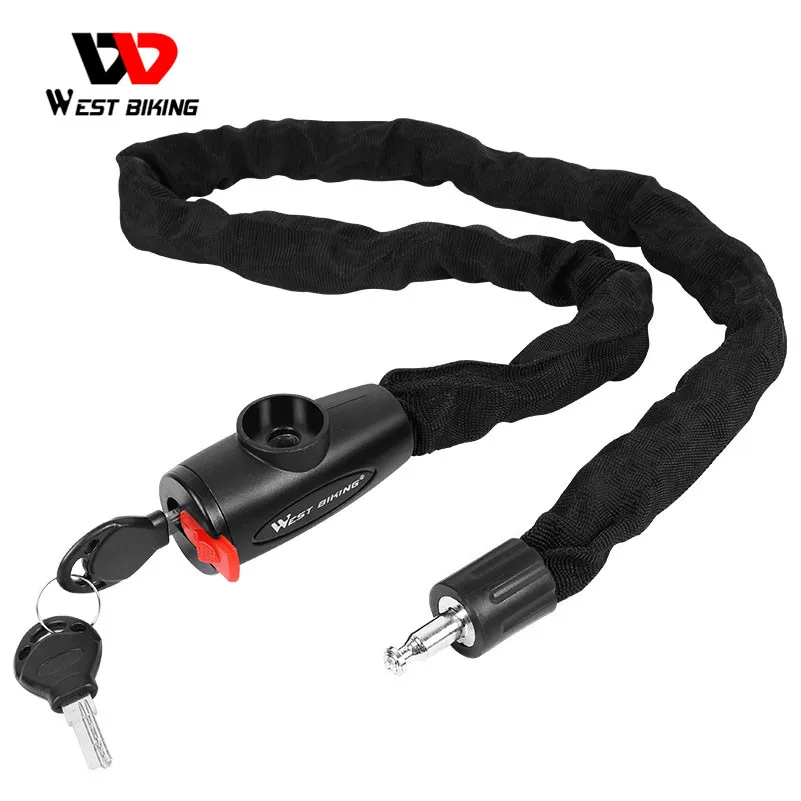 WEST BIKING Bicycle Lock MTB Road Bike Safety Anti-theft Chain Lock With 2 Keys Outdoor Cycling Bike Lock Bicycle Accessories
WEST BIKING Bicycle Lock MTB Road Bike Safety Anti-theft Chain Lock With 2 Keys Outdoor Cycling Bike Lock Bicycle Accessories