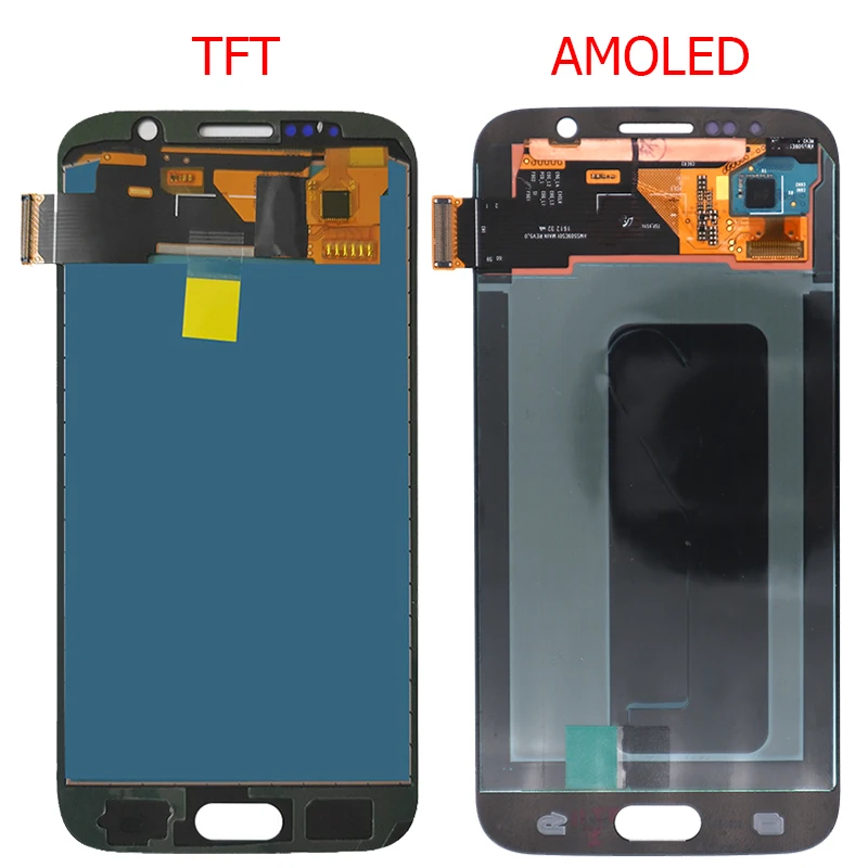 Оригинальный ЖК-дисплей 5 1 &quotSuper AMOLED для Samsung Galaxy S6 дисплей с рамкой SM-G920F