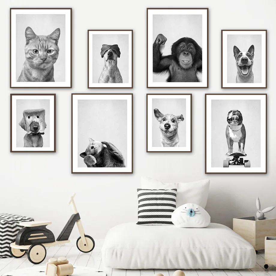 Cute Orangutan Cat Dog Skateboard Animal Wall Art Canvas Painting Nordic Posters And Prints Wall Pictures Baby Kids Room Decor
Cute Orangutan Cat Dog Skateboard Animal Wall Art Canvas Painting Nordic Posters And Prints Wall Pictures Baby Kids Room Decor