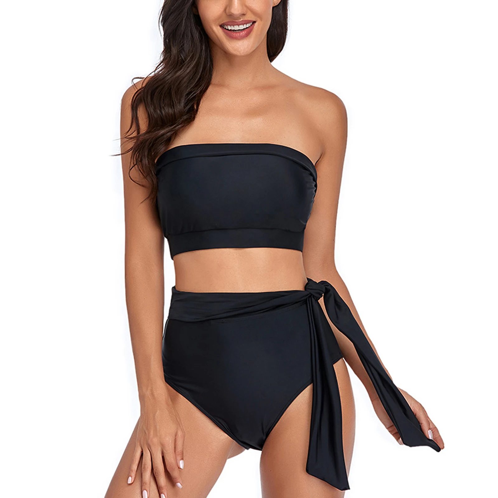 S-XL 2 шт. ванный Комплект женский сплошной Цвет Бикини Топ + Высокая Талия бикини трусы Черный цвет; Большие размеры
S-XL 2 шт. ванный Комплект женский сплошной Цвет Бикини Топ + Высокая Талия бикини трусы Черный цвет; Большие размеры