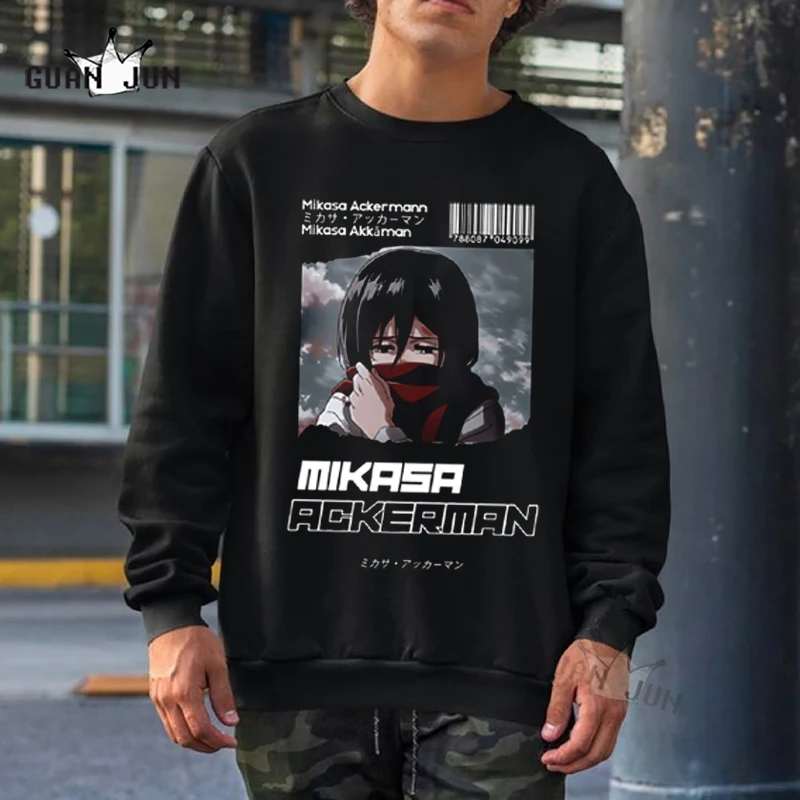 2021 Japanese Anime Manga Attack on Titan Retro Hoodies Men/Women Sleeve Sweatshirt Mikasa Ackerman Letter Hoddie for Teens
2021 Japanese Anime Manga Attack on Titan Retro Hoodies Men/Women Sleeve Sweatshirt Mikasa Ackerman Letter Hoddie for Teens