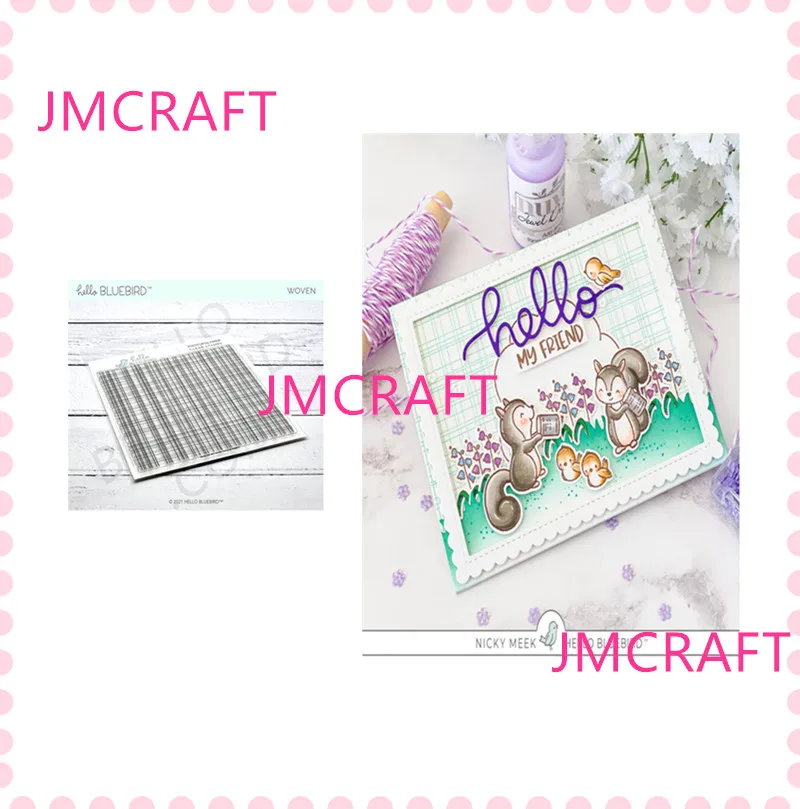 JMCRAFT 2021 New Checkered Line Background Transparent Stamp Scrapbooking Stamping DIY Album Rubber Gift Card Stencil
JMCRAFT 2021 New Checkered Line Background Transparent Stamp Scrapbooking Stamping DIY Album Rubber Gift Card Stencil