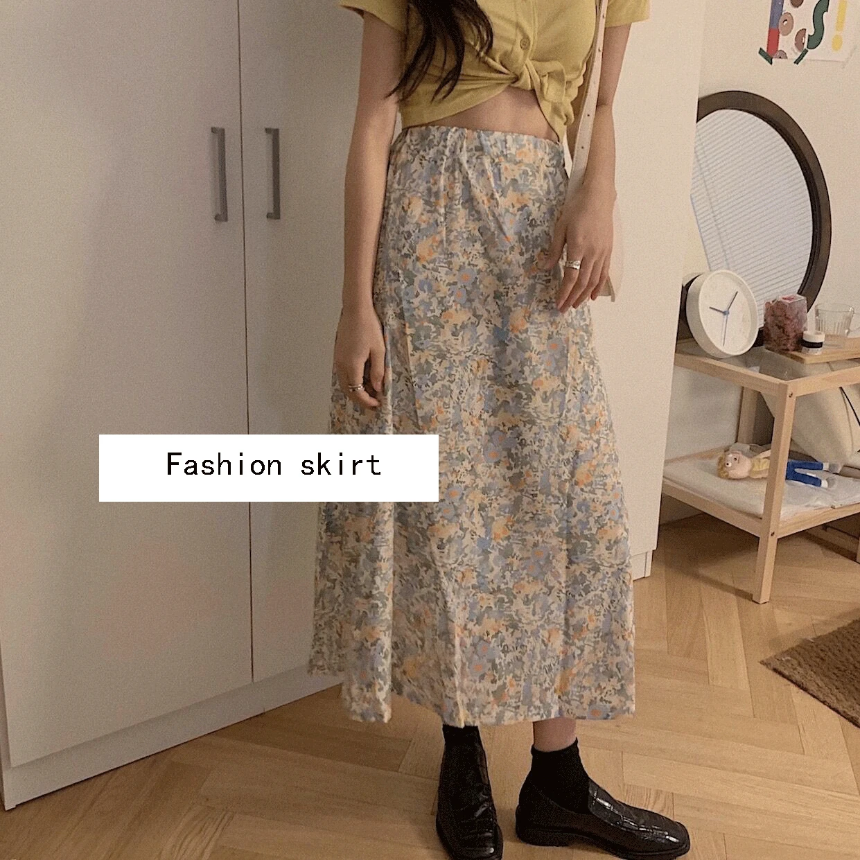 Half-length skirt women A-line long skirt small fresh Japanese student high-waisted slim skirt Mori girl style Floral skirt y2k
Half-length skirt women A-line long skirt small fresh Japanese student high-waisted slim skirt Mori girl style Floral skirt y2k