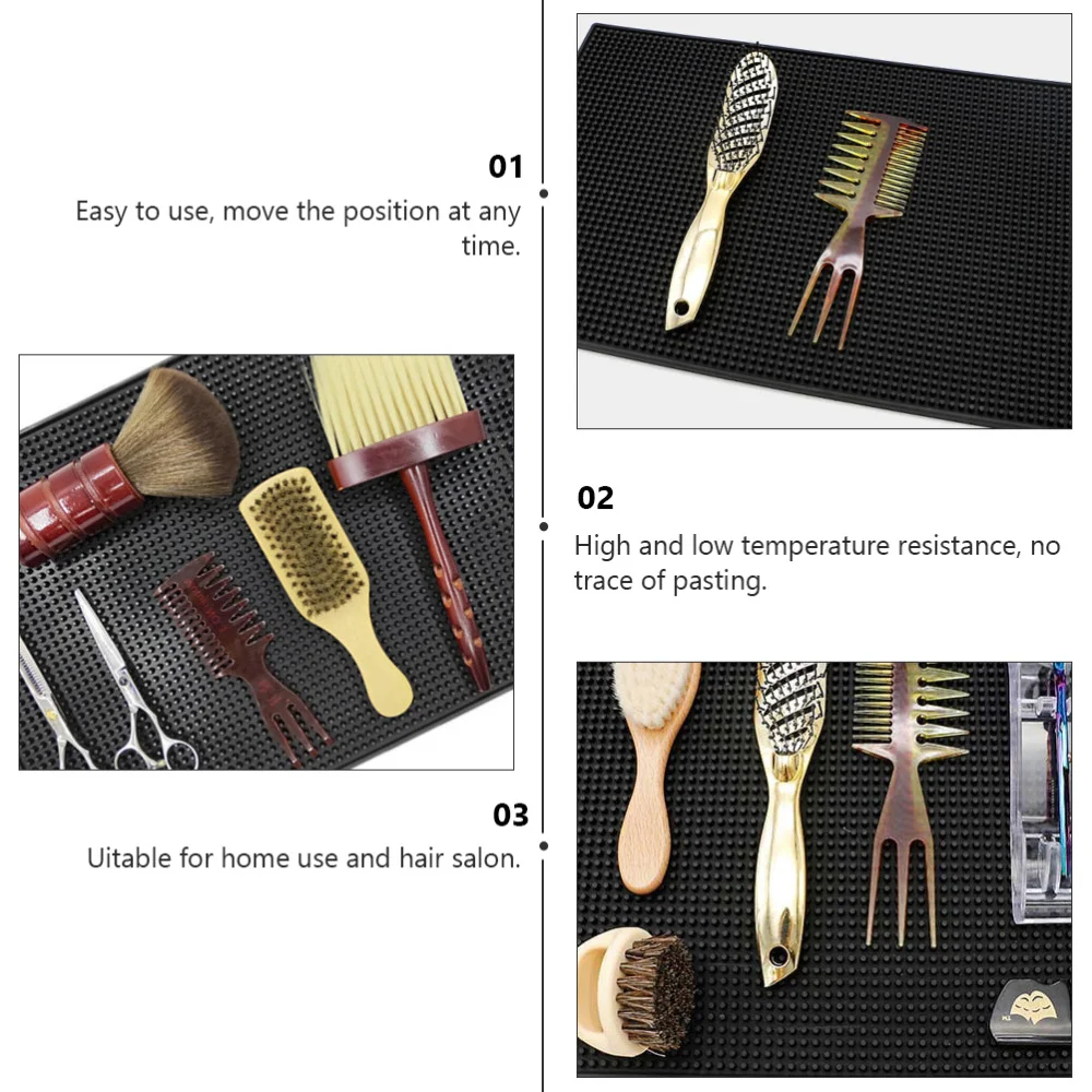 1Pc Hairdressing Tools Skid-proof Mat Haircut Tool Storage Mat for Barber(Black)
1Pc Hairdressing Tools Skid-proof Mat Haircut Tool Storage Mat for Barber(Black)