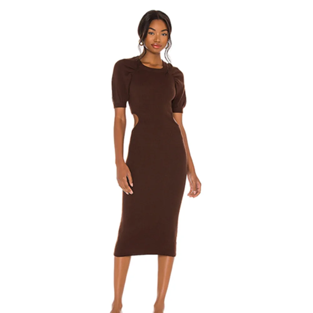 Women Summer Style Sexy Short Sleeve Two Pieces Hollow Out Brown Bandage Set 2021 Celebrity Designer Fashion Party Women's Set
Women Summer Style Sexy Short Sleeve Two Pieces Hollow Out Brown Bandage Set 2021 Celebrity Designer Fashion Party Women's Set