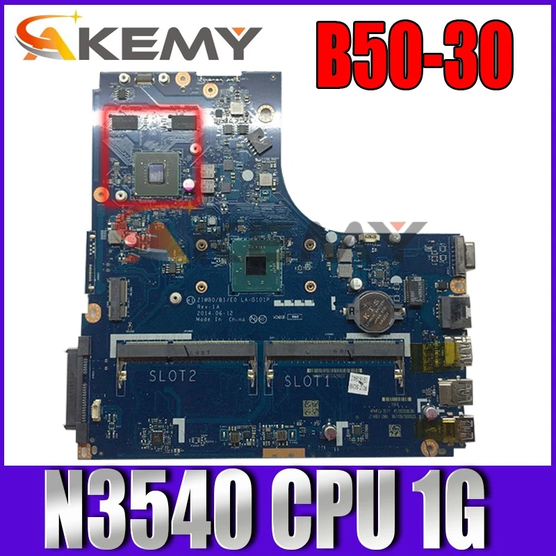 For Lenovo Thinkpad B50-30 Laptop Motherboard CPU:N3540 GPU 1G FP1000 UAM LA-B101P FRU: 5B20G90136 5B20G90157 Test Ok
For Lenovo Thinkpad B50-30 Laptop Motherboard CPU:N3540 GPU 1G FP1000 UAM LA-B101P FRU: 5B20G90136 5B20G90157 Test Ok