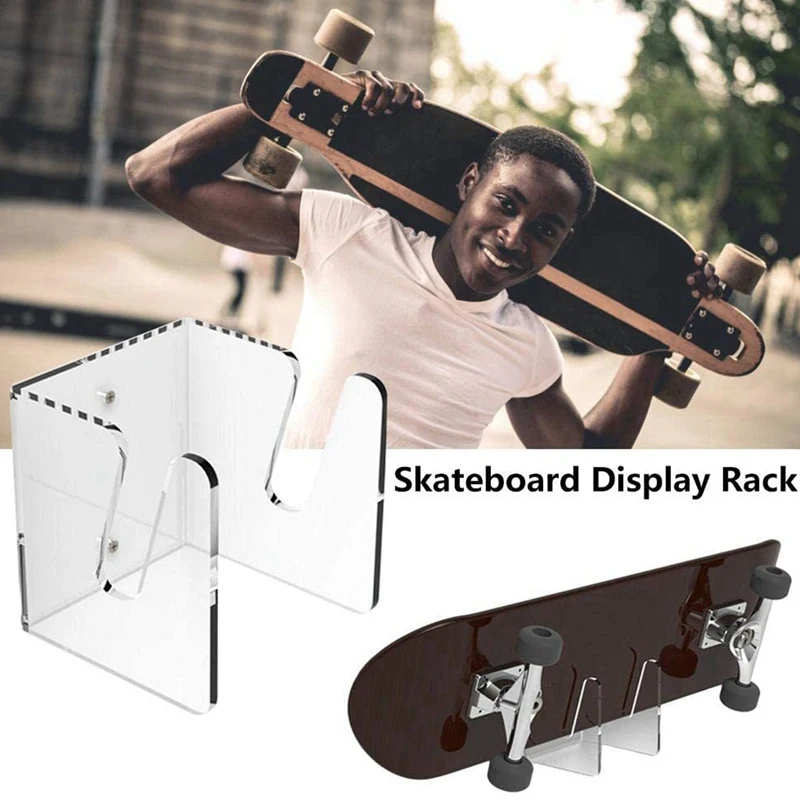 2pcs Acrylic Skateboard Display Rack Easy Installation Works Skateboard Wall Hanger - 13 x 13.5 x 12cm & 28 x 8.5 x 10cm
2pcs Acrylic Skateboard Display Rack Easy Installation Works Skateboard Wall Hanger - 13 x 13.5 x 12cm & 28 x 8.5 x 10cm