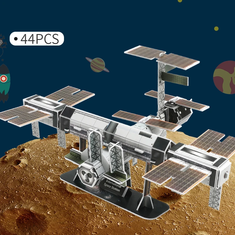 3D Three-Dimensional Puzzle Children's Educational Toys Solar System Model Advanced Paper Puzzle Blocks For Kids Gift
3D Three-Dimensional Puzzle Children's Educational Toys Solar System Model Advanced Paper Puzzle Blocks For Kids Gift