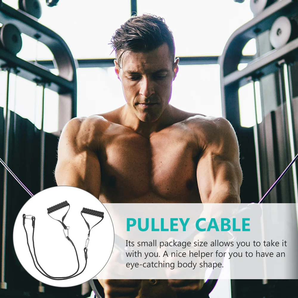 1 Set Practical Gym Cable Fitness Pulley Cable Fitness Tricep Pulldown Cables
1 Set Practical Gym Cable Fitness Pulley Cable Fitness Tricep Pulldown Cables